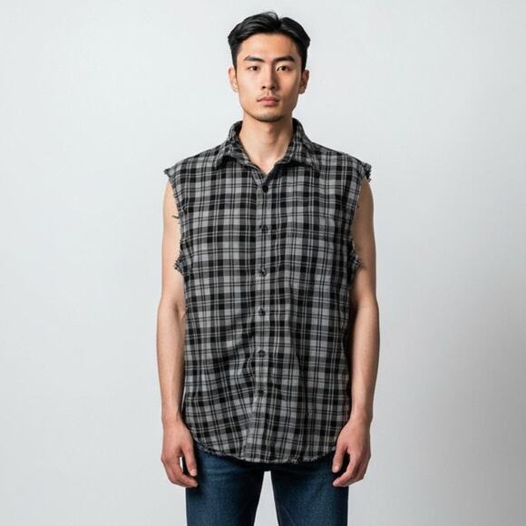 American Eagle Mens Flannel Medium Weight Size Medium Super Soft Button Up - Picture 1 of 7